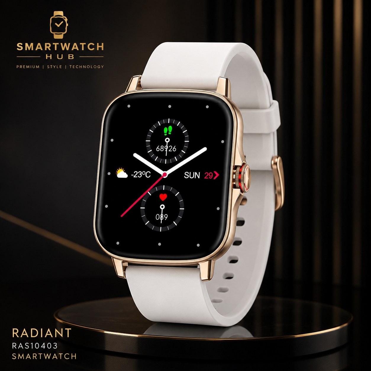 Radiant Smartwatch – Bluetooth Calling & Activity Tracker (Sport Edition 0403)