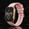 XO J10 AMOLED Smartwatch – 2.01" Display Bluetooth Calling Watch (Rose Gold)