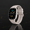 KSIX Pulse Smartwatch – 1.83" Display, IP68 Waterproof (Beige Edition)