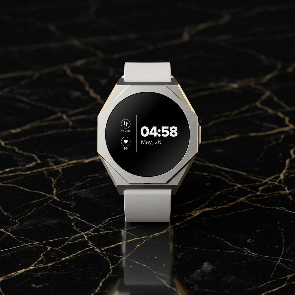 Canyon Otto SW-86 Smartwatch – Sleek Bluetooth Activity Tracker (Silver)