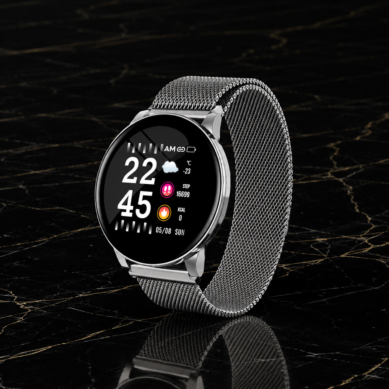RunFit Pro Smartwatch – Bluetooth Activity Tracker with HD Touchscreen