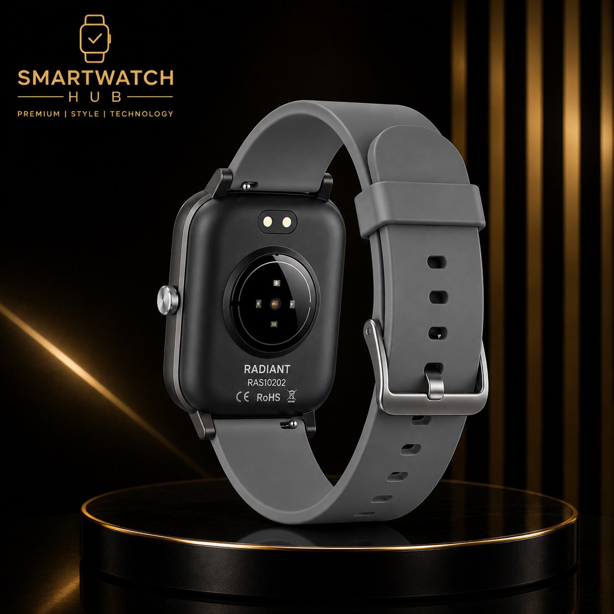 Radiant Queensboro Smartwatch – Bluetooth Calling & Fitness Tracker