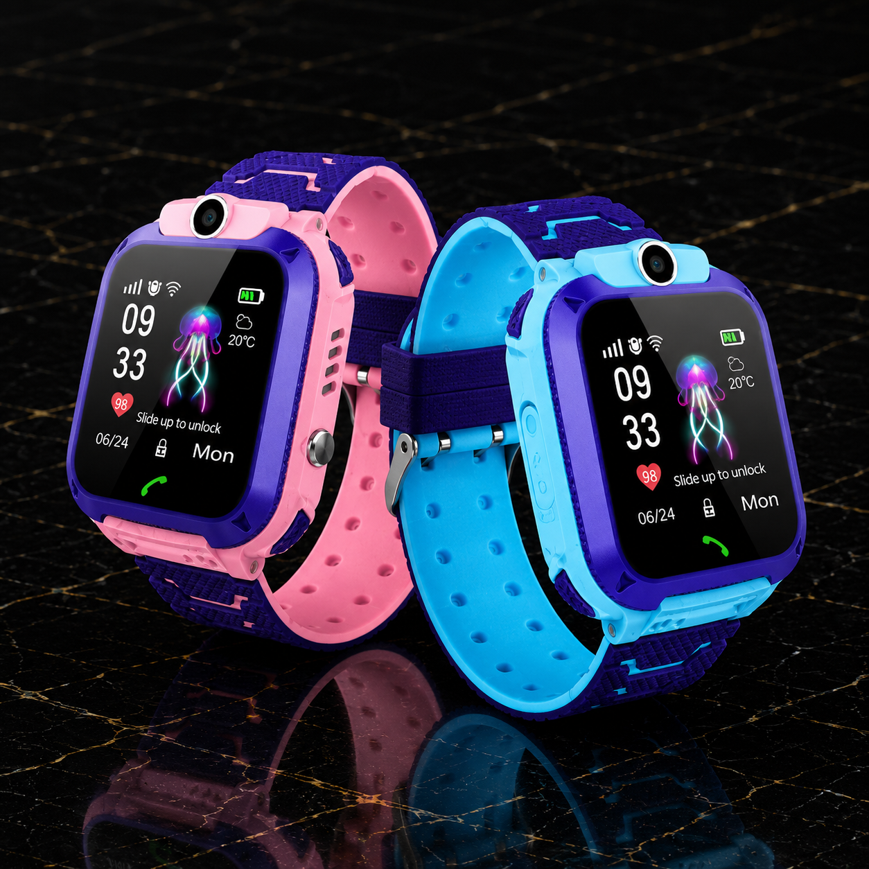 KidGuard GPS Smartwatch for Kids – Calls, SOS & Real-Time Location