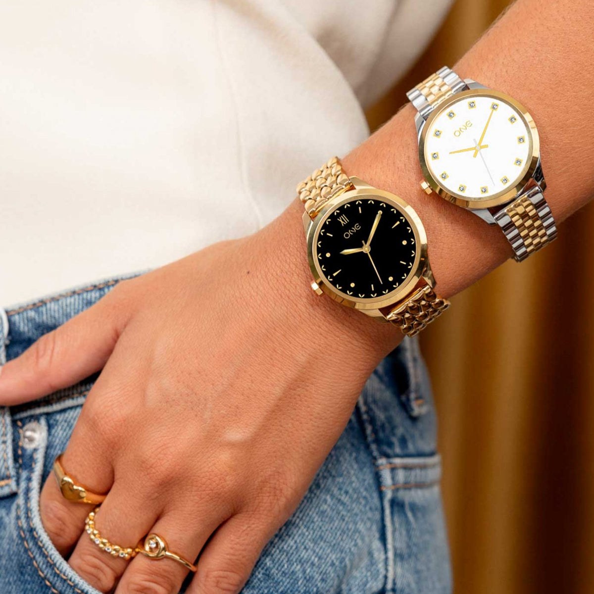 ONE Smartwatch – Bluetooth Calling & Activity Tracker (Gold Edition)