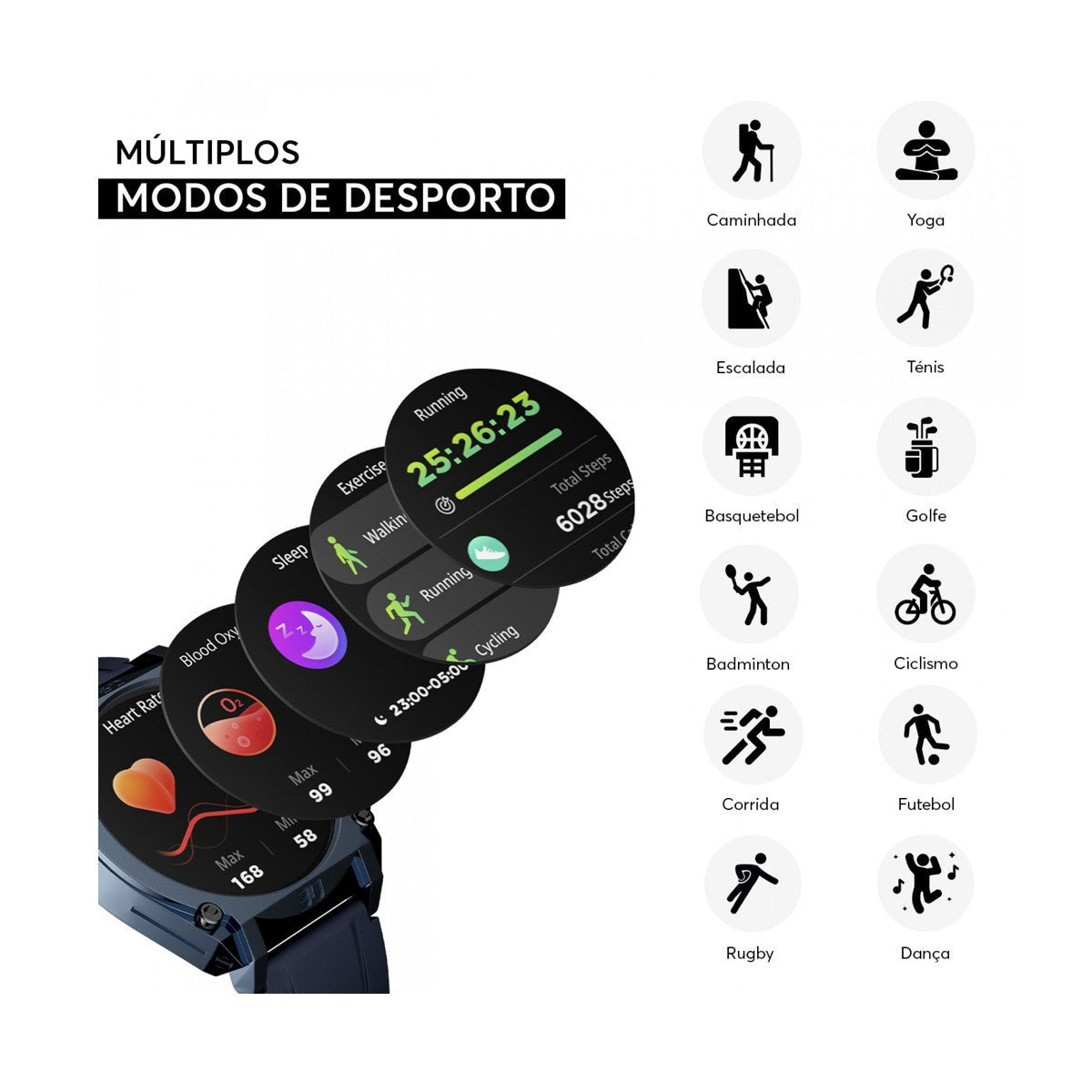 POLICE Smartwatch – Premium Bluetooth Calling Watch (PEIUN Series 103)