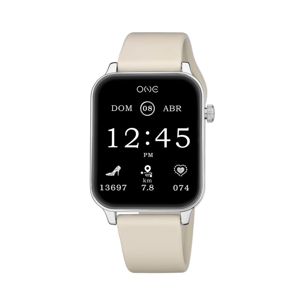 ONE Smartwatch – Bluetooth Calling & Activity Tracker (Steel Sport Edition)