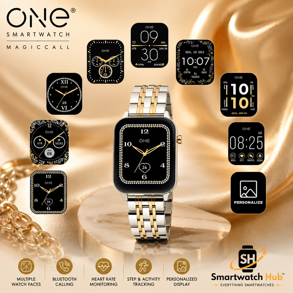 ONE MagicCall Luxury Women's Smartwatch Set – Bluetooth Calling Watch
