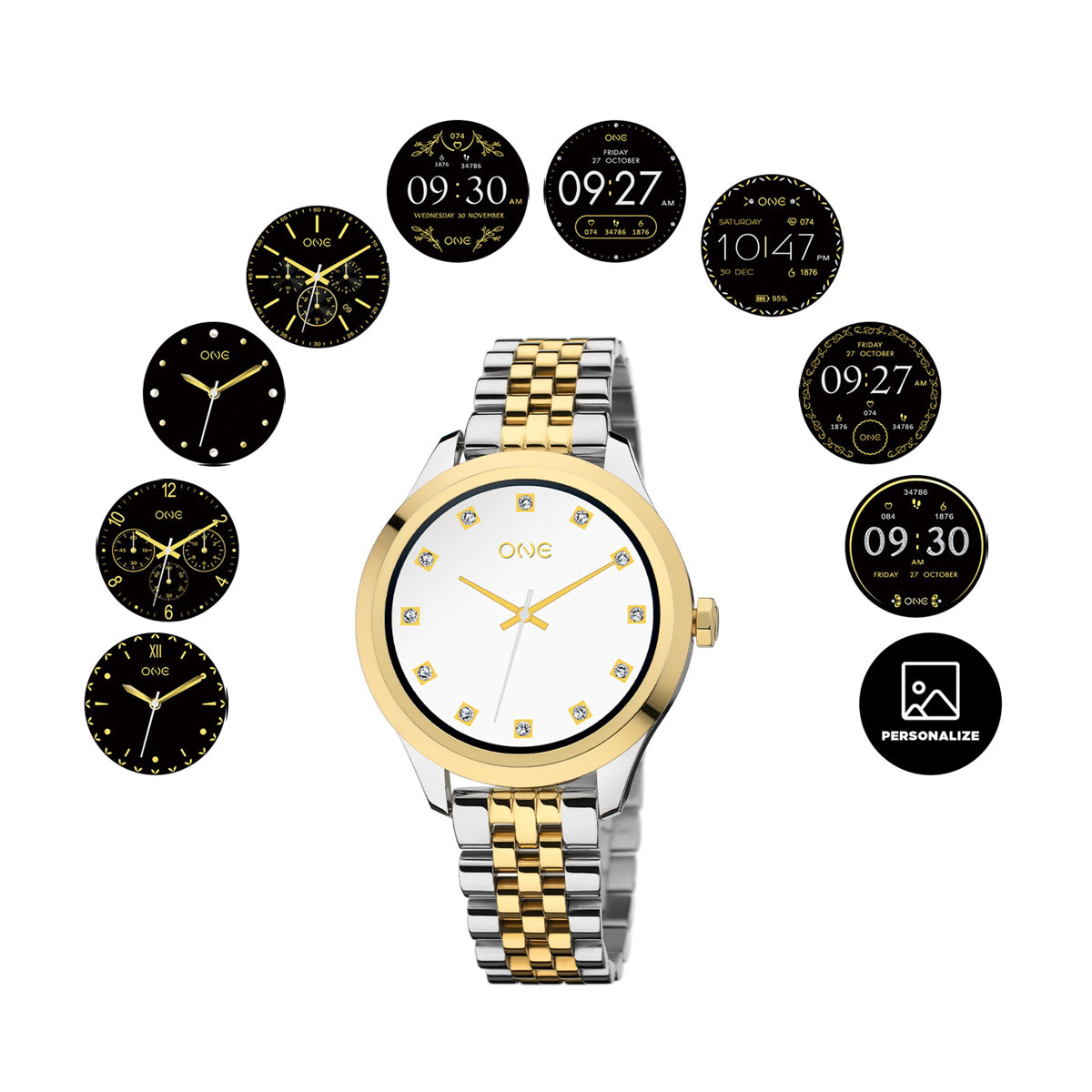 ONE Smartwatch – Bluetooth Calling & Activity Tracker (Blue Edition)