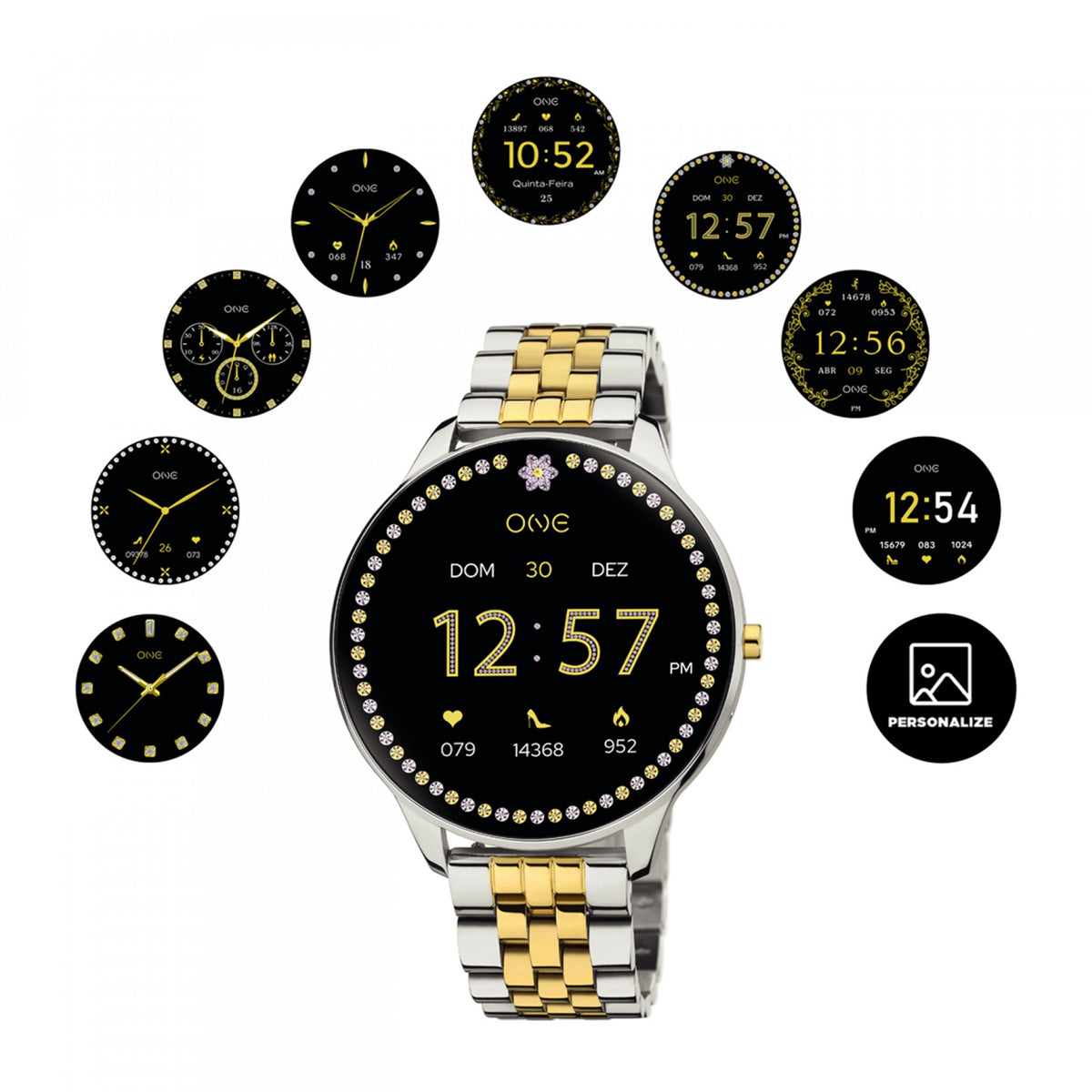 ONE Smartwatch – Large Display Bluetooth Calling Watch (Blue 4191)