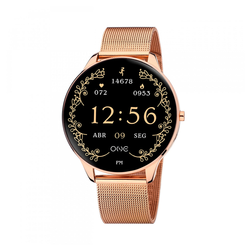 ONE Smartwatch – Bluetooth Calling & Activity Tracker (Rose Sport 4191)