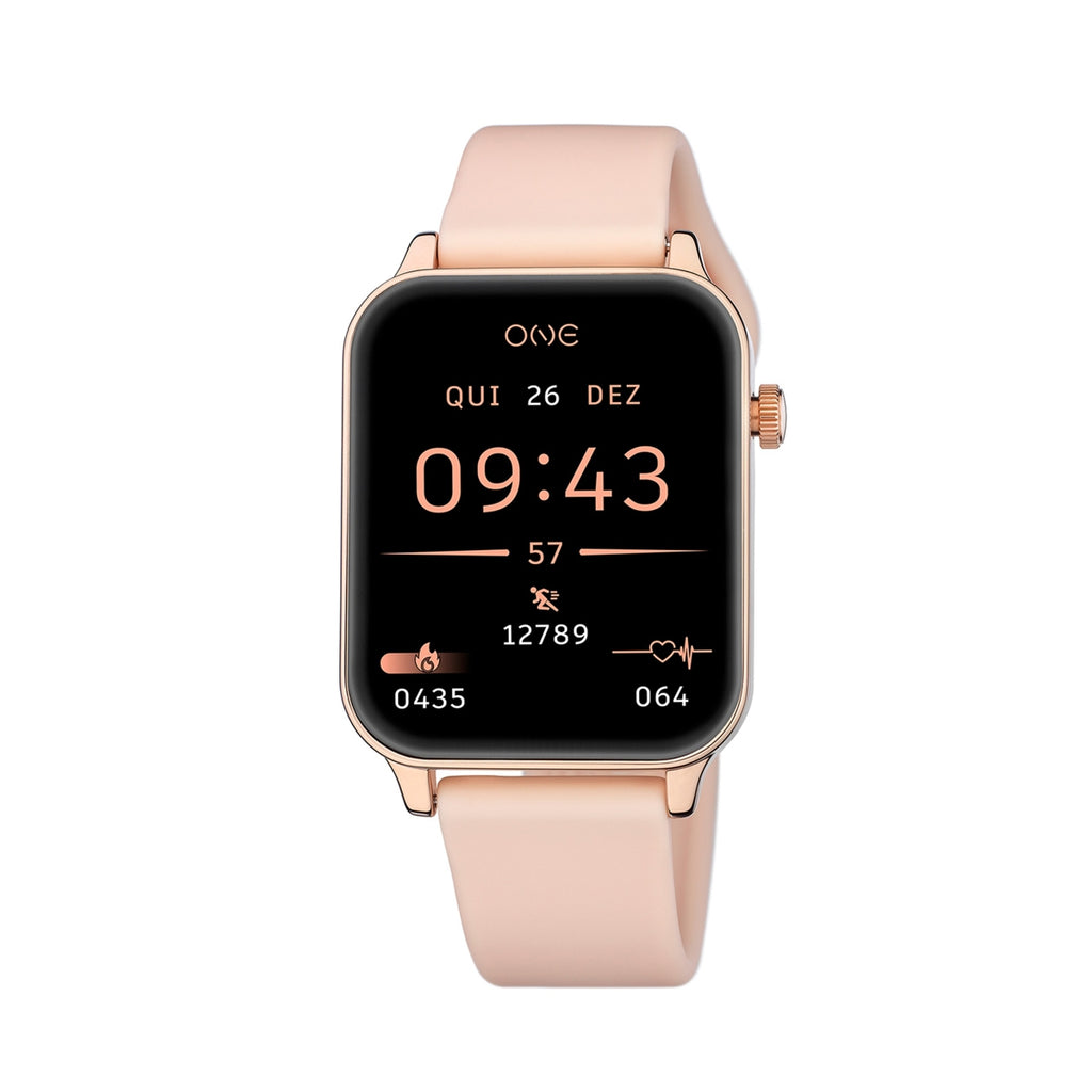 ONE Smartwatch – Bluetooth Calling & Activity Tracker (Rose Sport Edition)