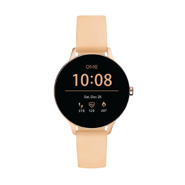 ONE Smartwatch – Premium Bluetooth Calling Watch (Rose Steel Edition)