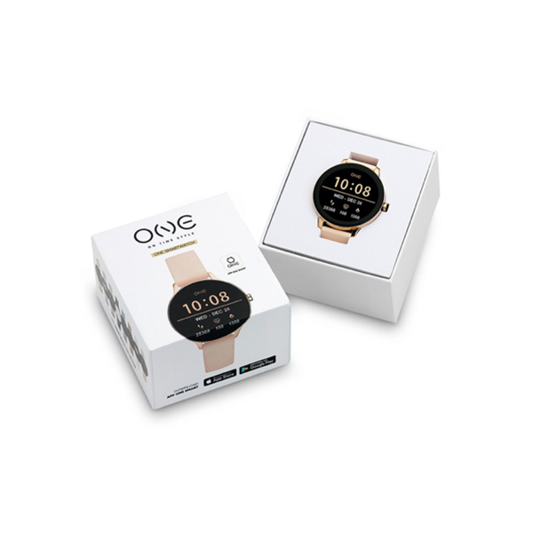 ONE Smartwatch – Premium Bluetooth Calling Watch (Rose Steel Edition)