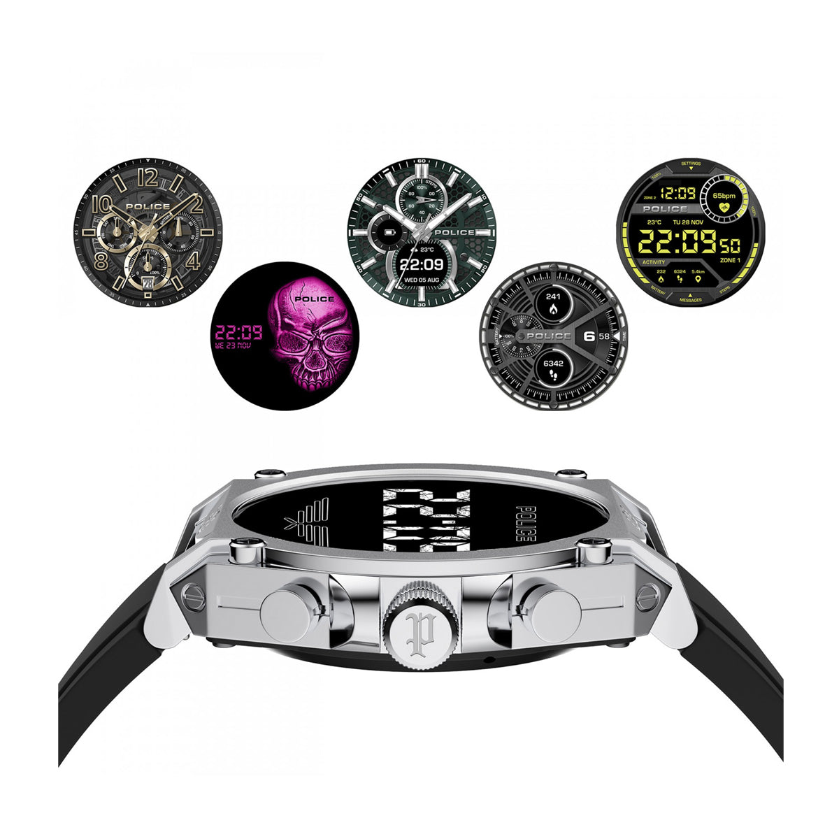 POLICE Smartwatch – Premium Bluetooth Calling Watch (PEIUN Series 101)