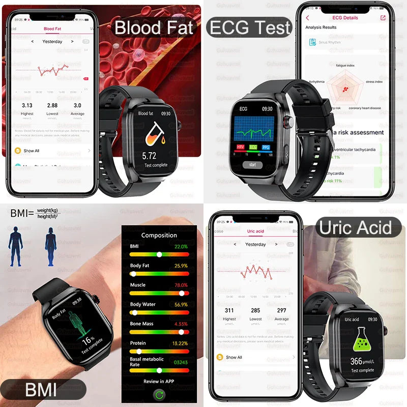 NNEOBA Fitness Smartwatch – Bluetooth Activity Tracker (Black)